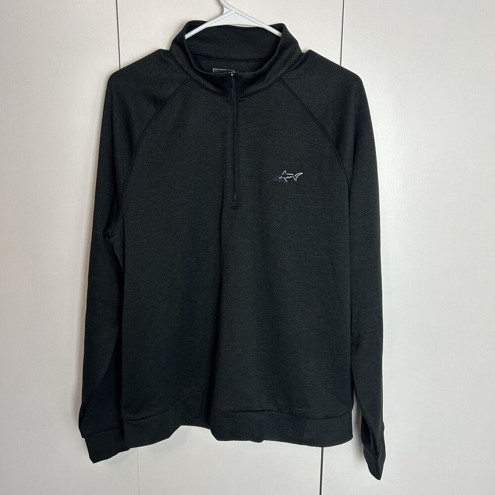 Greg Norman Sweater Adult Sz Medium Black Casual Pullover Sweatshirt Men’s